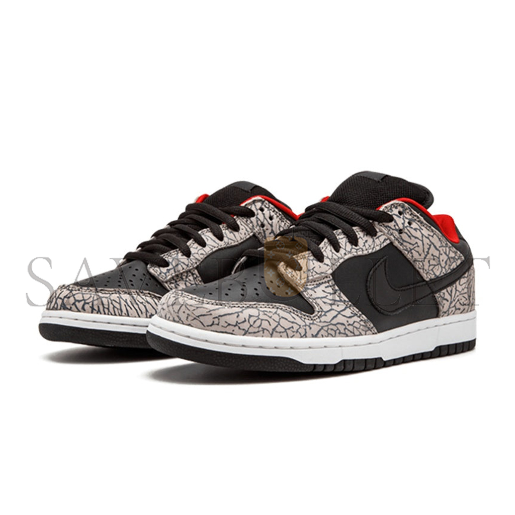 nike Sup*e × nike sb dunk low black cement 304292-131